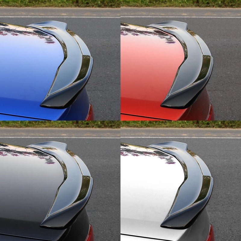 psler Trunk Spoiler Compatible with Civic Sedan 11th Gen 2022 2023 2024 2025 Lid Rear Spoiler Wing Highkick Duckbill Styling Exterior Tail Fin Bright Black - Image 5